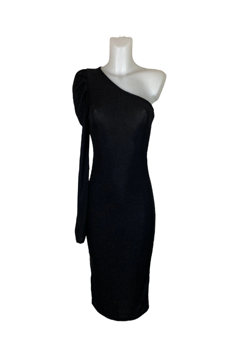 ASTORIA – Draped Asymmetric Evening Dress