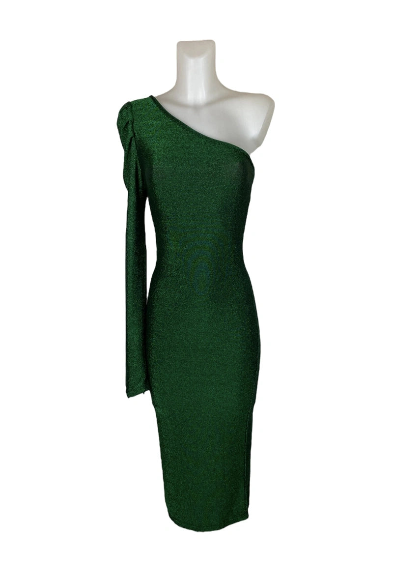 ASTORIA – Draped Asymmetric Evening Dress