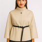 Ladies Italian belted cape