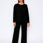 Ladies long sleeve side tie set