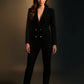 Ladies Gold Button Blazer