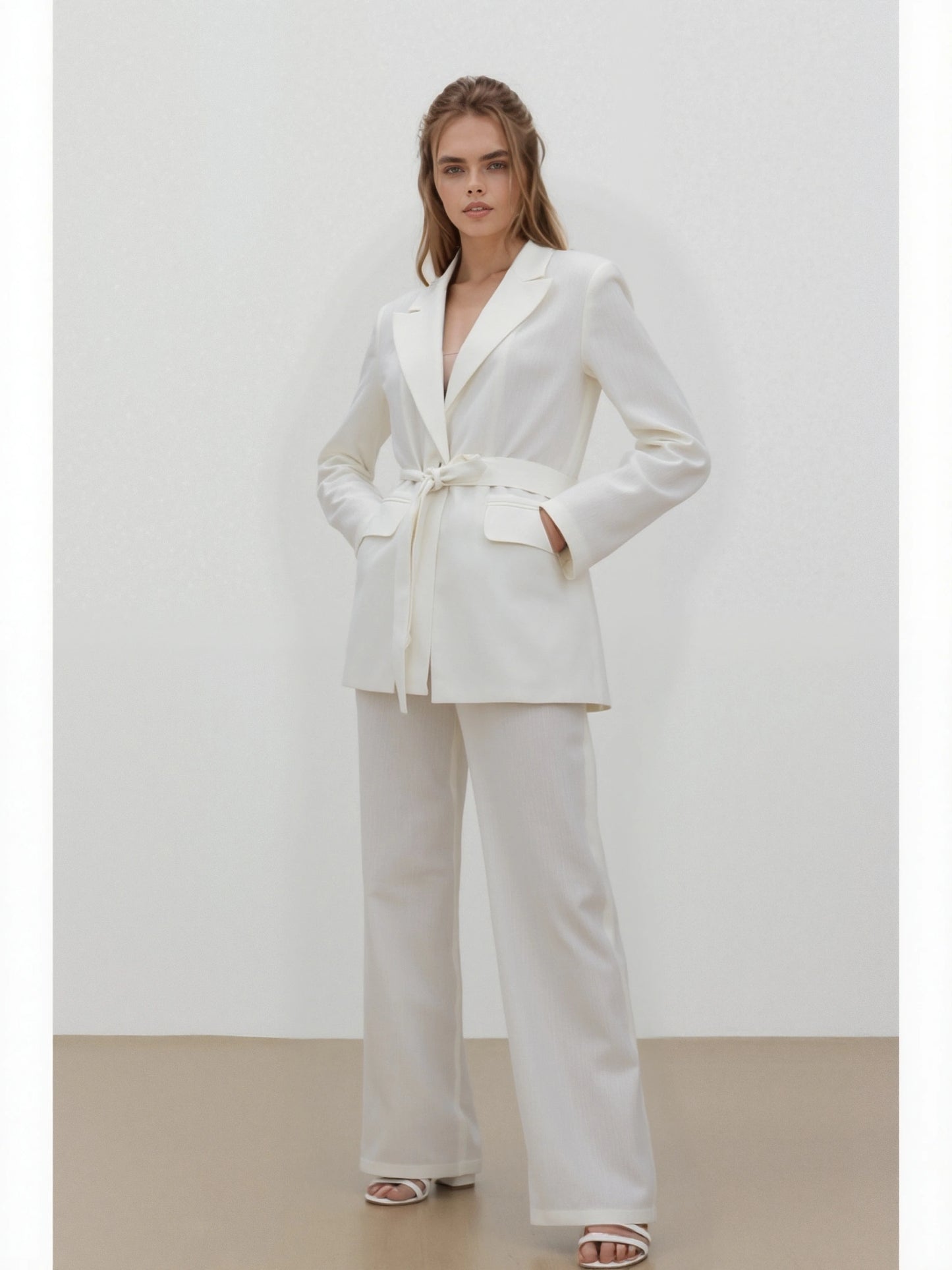 Light blazer with belt