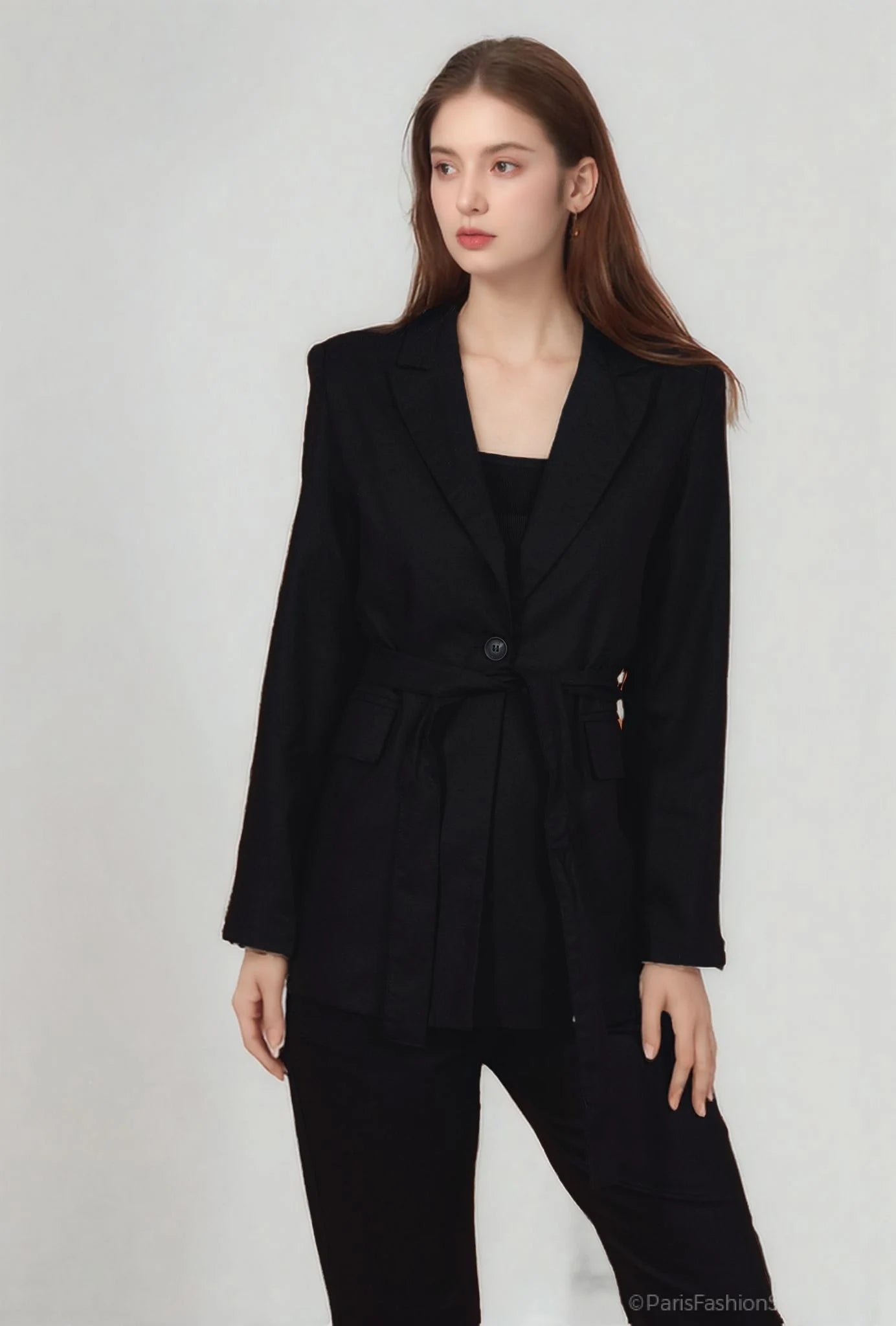 Light blazer with belt