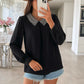 Sequin collar blouse