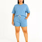 Ladies short sleeve short set