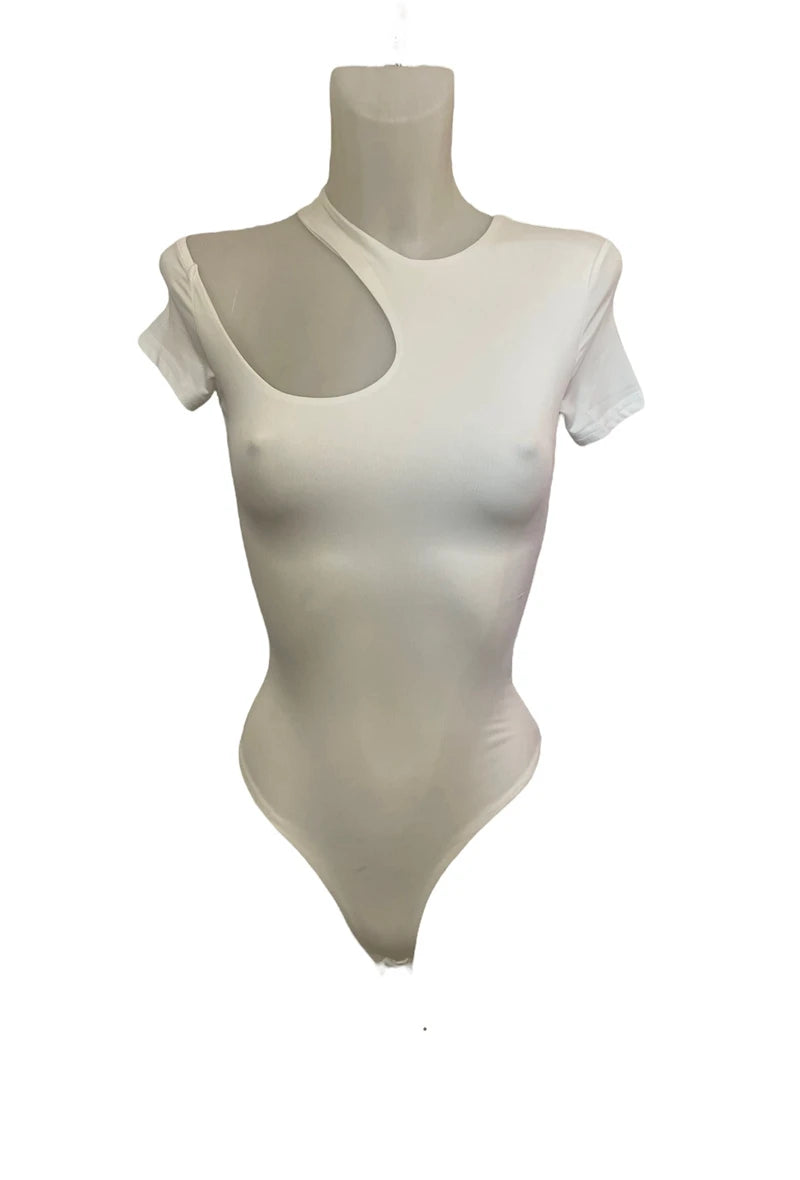 LOLA – Asymmetrical off-shoulder bodysuit
