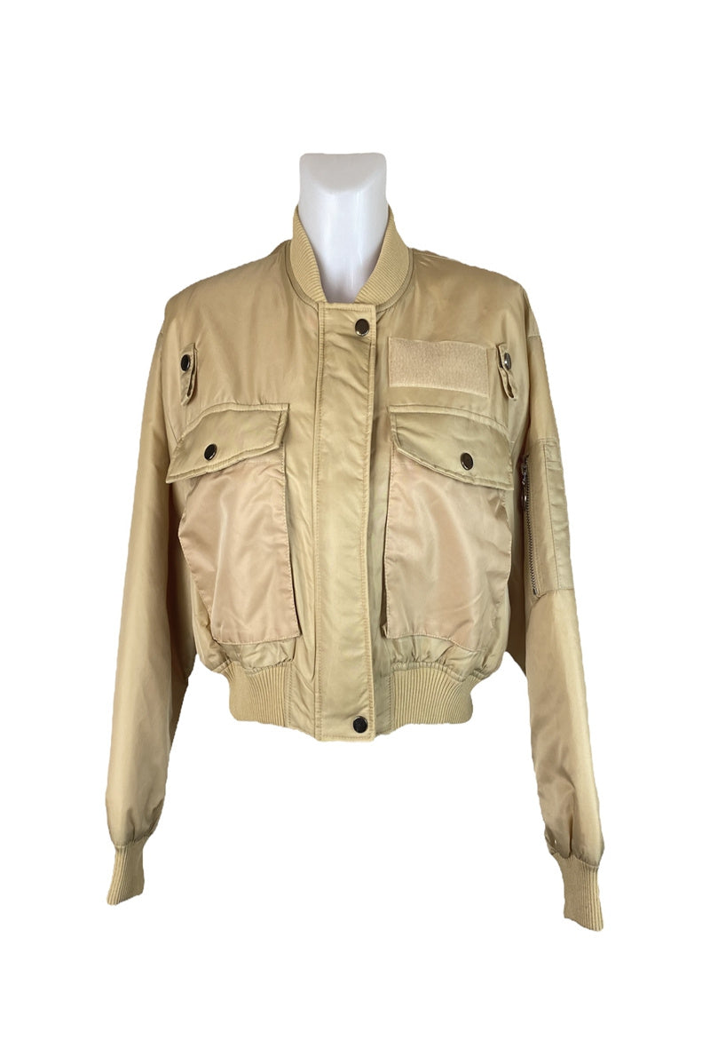Short bomber jacket