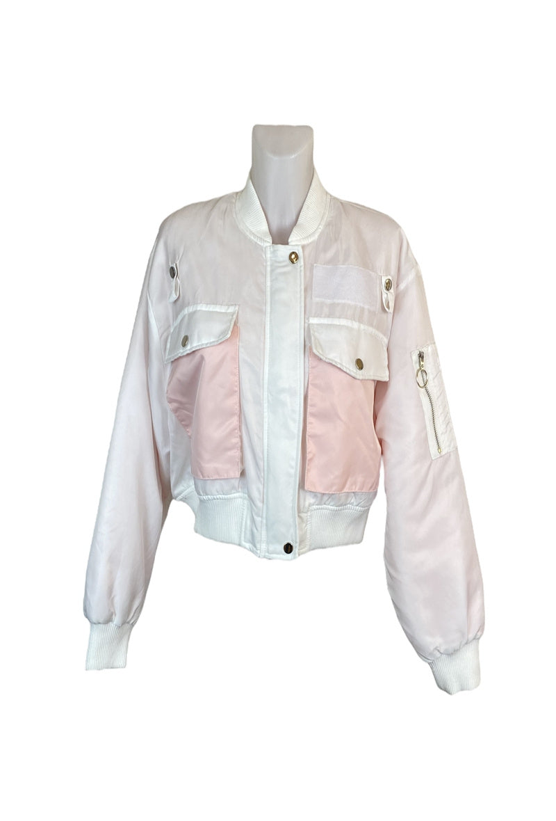 Short bomber jacket