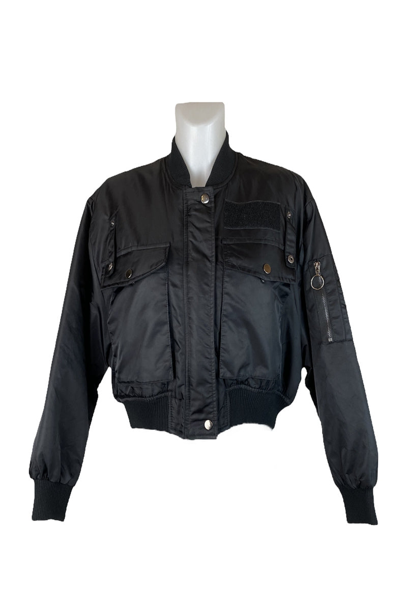 Short bomber jacket