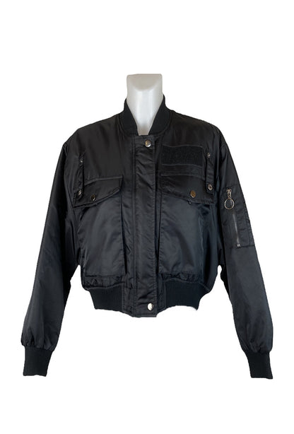 Short bomber jacket