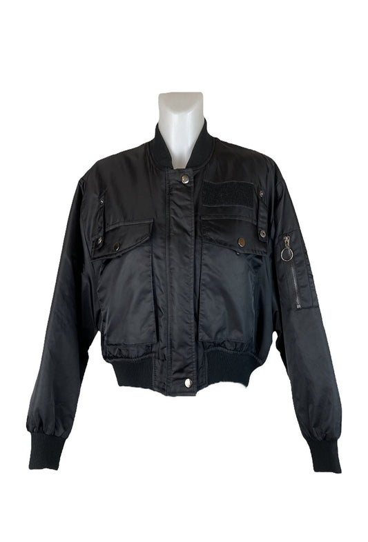 Short bomber jacket