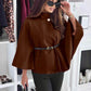 Elegant cape with belt