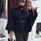 Elegant cape with belt