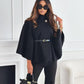 Elegant cape with belt