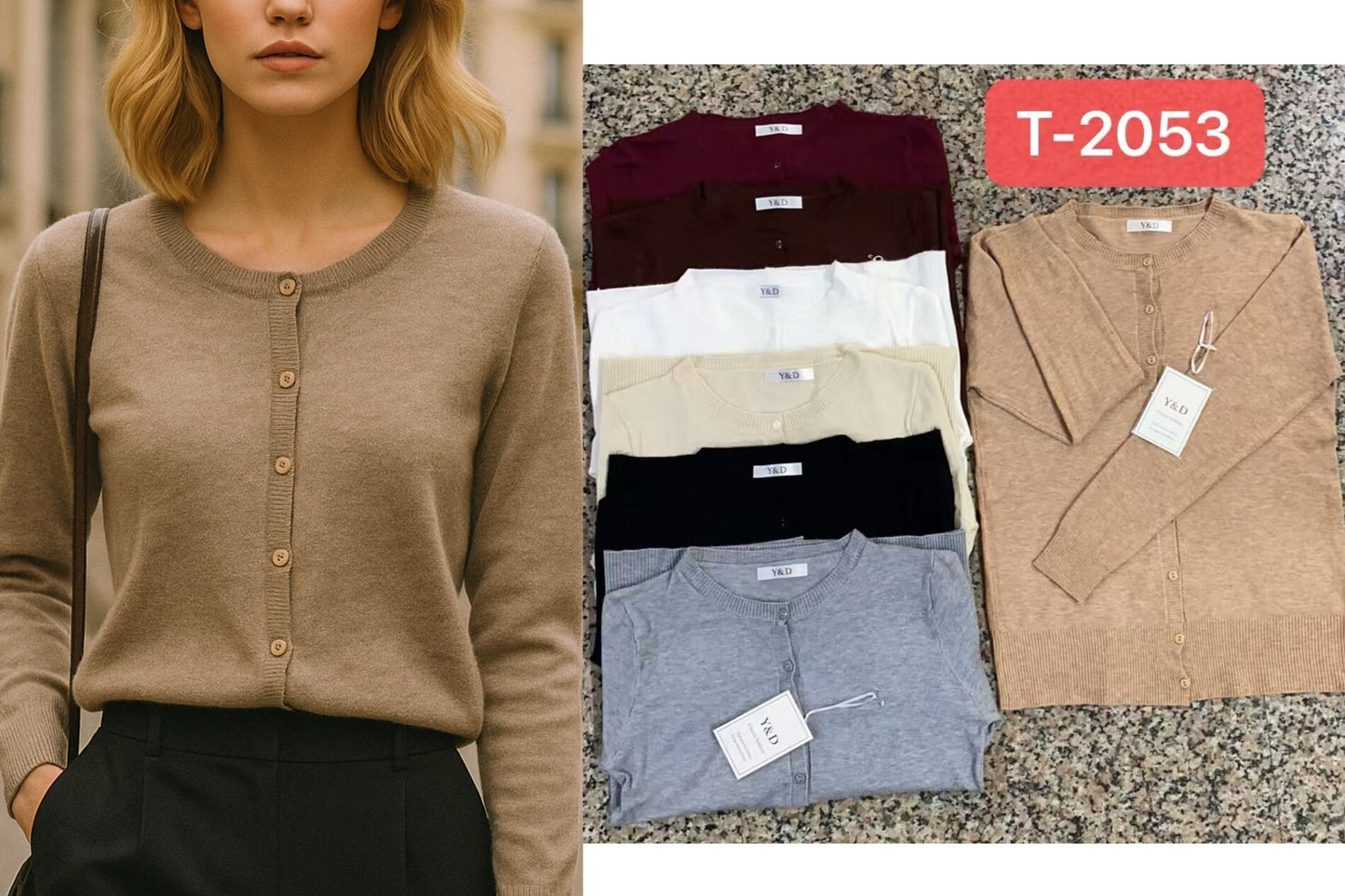 Women's Soft Knit Open-Front Cardigan