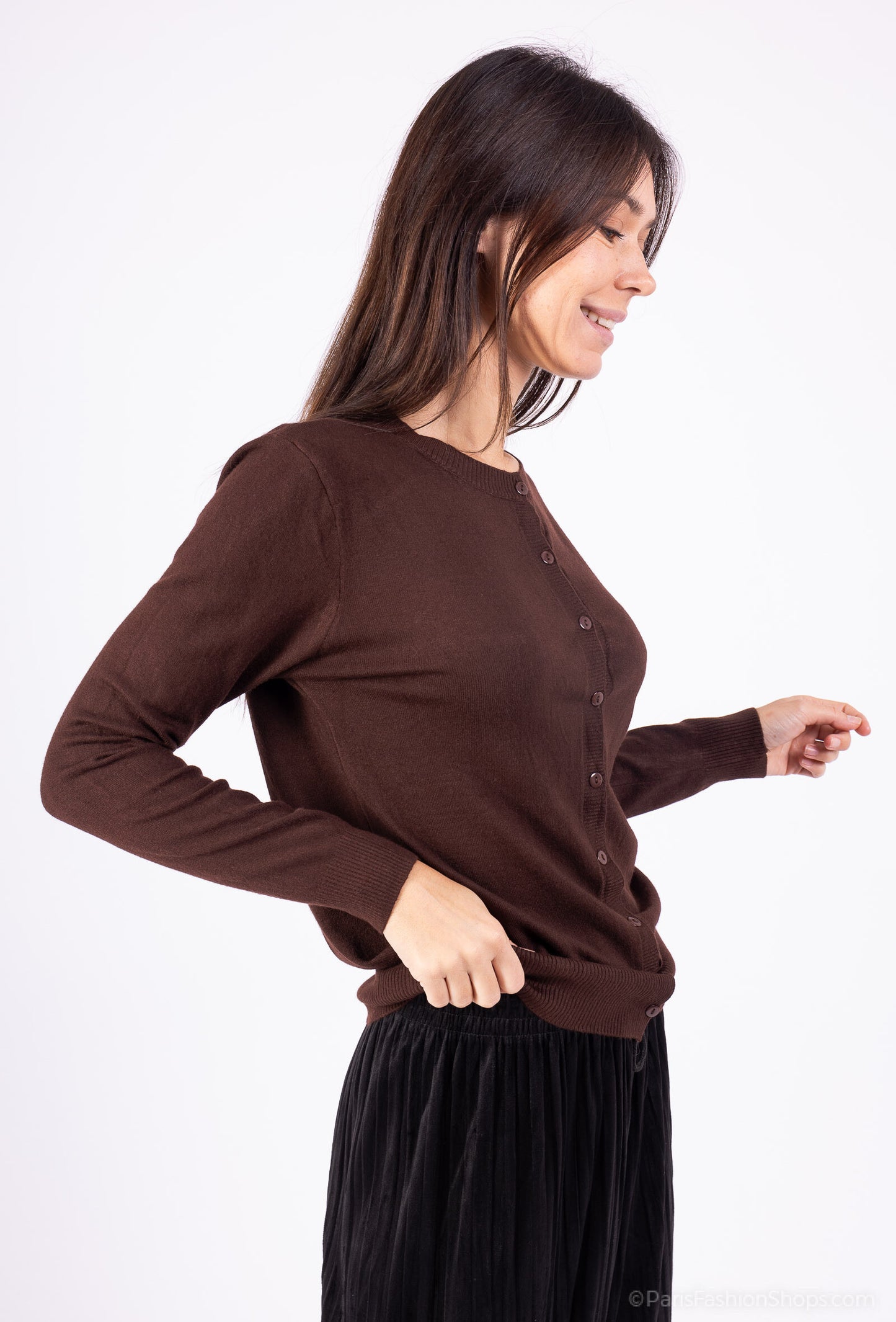 Women's Soft Knit Open-Front Cardigan