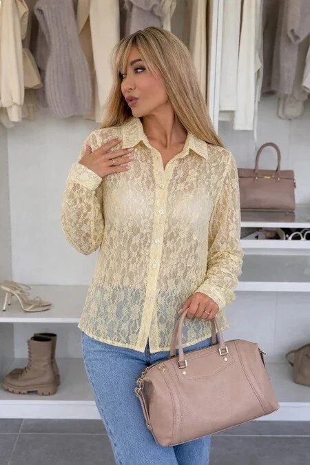 Elegant lace shirt