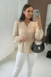 Fluffy textured shirt