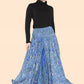 Summer 2025 Collection - Women's Skirt Pants Big Floral Rosette 813P14-G