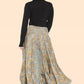 Summer 2025 Collection - Women's Skirt Pants Big Floral Rosette 813P14-G