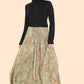 Summer 2025 Collection - Women's Skirt Pants Big Floral Rosette 813P14-G