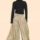 Summer 2025 Collection - Women's Skirt Pants Big Floral Rosette 813P14-G