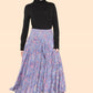 Summer 2025 Collection - Women's Skirt Pants Big Floral Rosette 813P14-G