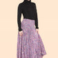 Summer 2025 Collection - Women's Skirt Pants Big Floral Rosette 813P14-G