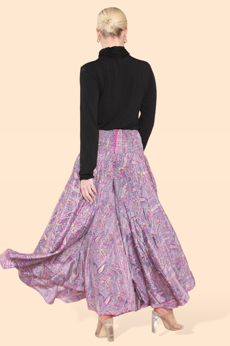 Summer 2025 Collection - Women's Skirt Pants Big Floral Rosette 813P14-G