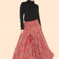 Summer 2025 Collection - Women's Skirt Pants Big Floral Rosette 813P14-G