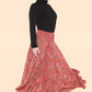 Summer 2025 Collection - Women's Skirt Pants Big Floral Rosette 813P14-G