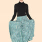 Summer 2025 Collection - Women's Skirt Pants Big Floral Rosette 813P14-G