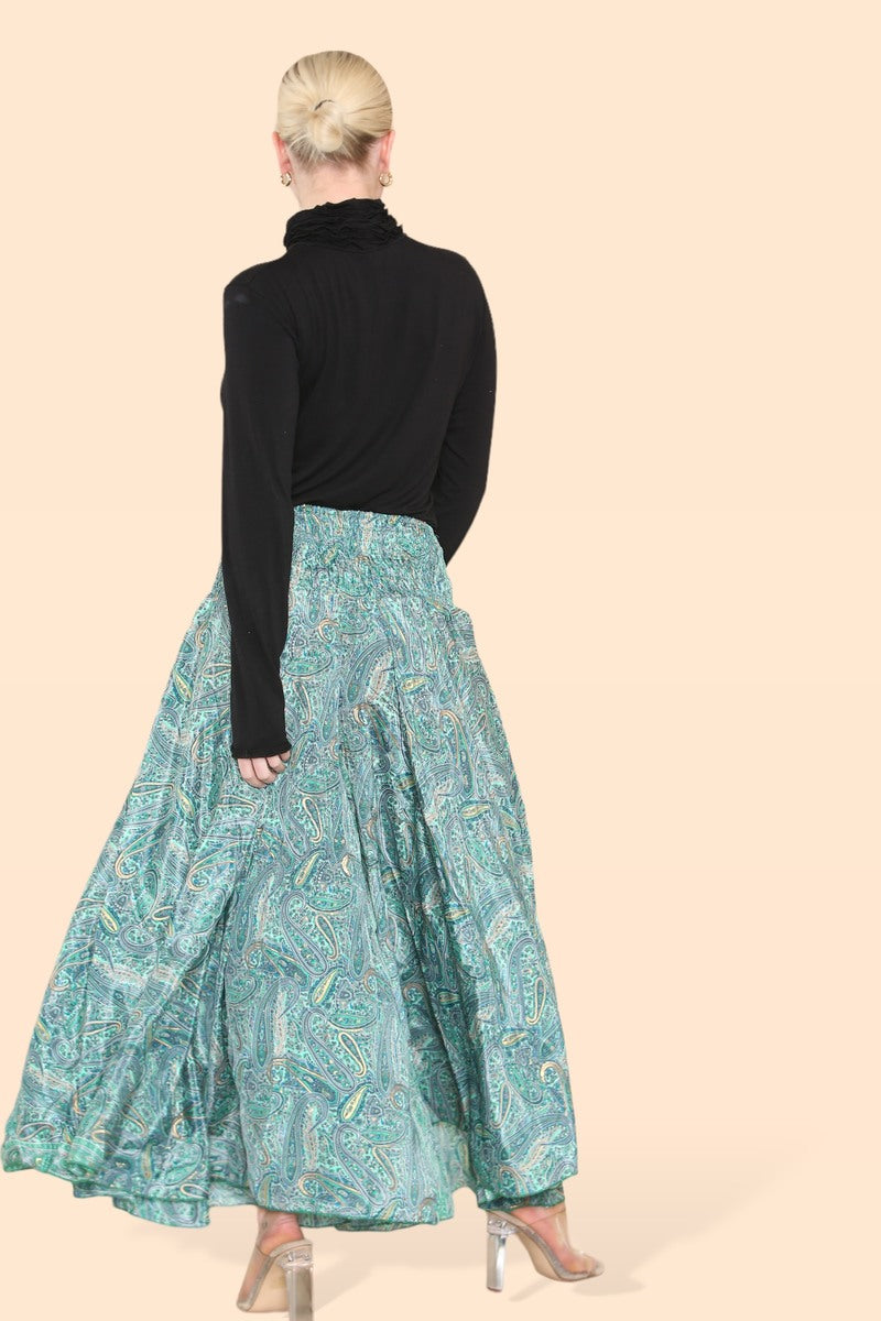 Summer 2025 Collection - Women's Skirt Pants Big Floral Rosette 813P14-G
