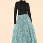 Summer 2025 Collection - Women's Skirt Pants Big Floral Rosette 813P14-G
