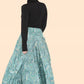 Summer 2025 Collection - Women's Skirt Pants Big Floral Rosette 813P14-G