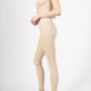 Ribbed jumpsuit with straps and rhinestone lacing