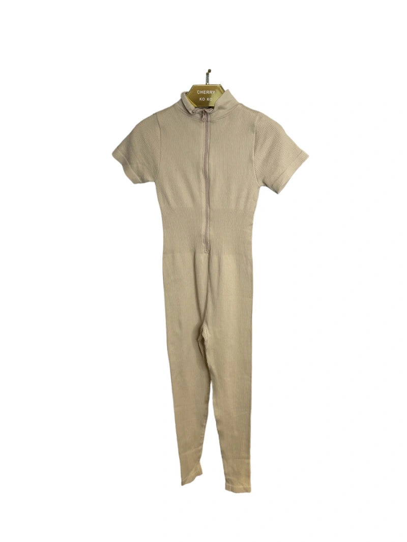 Short-sleeve sports jumpsuit