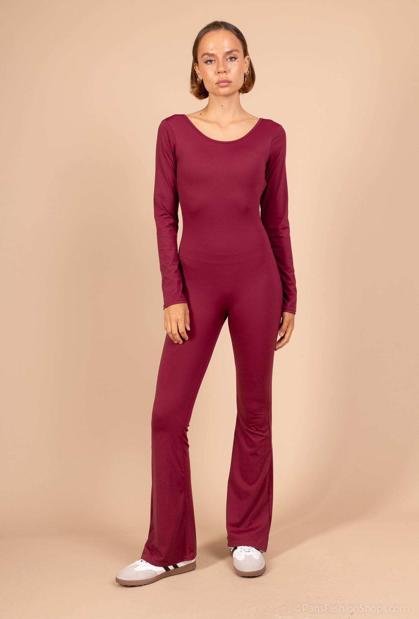 Backless slim fit jumpsuit