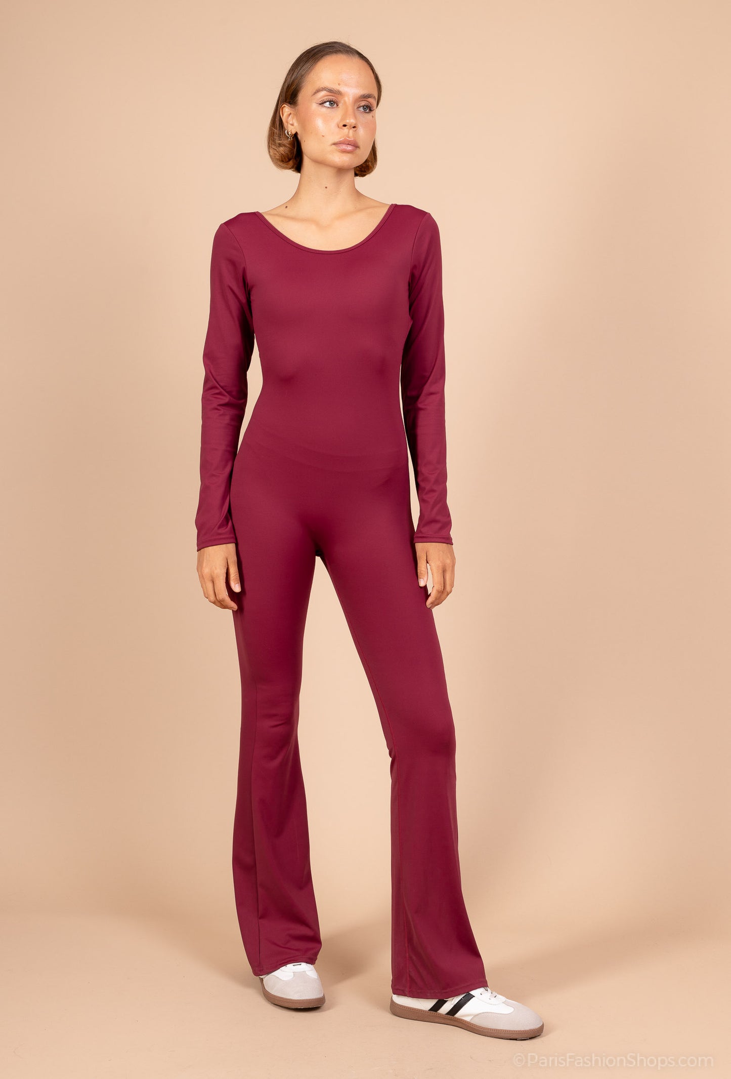 Backless slim fit jumpsuit