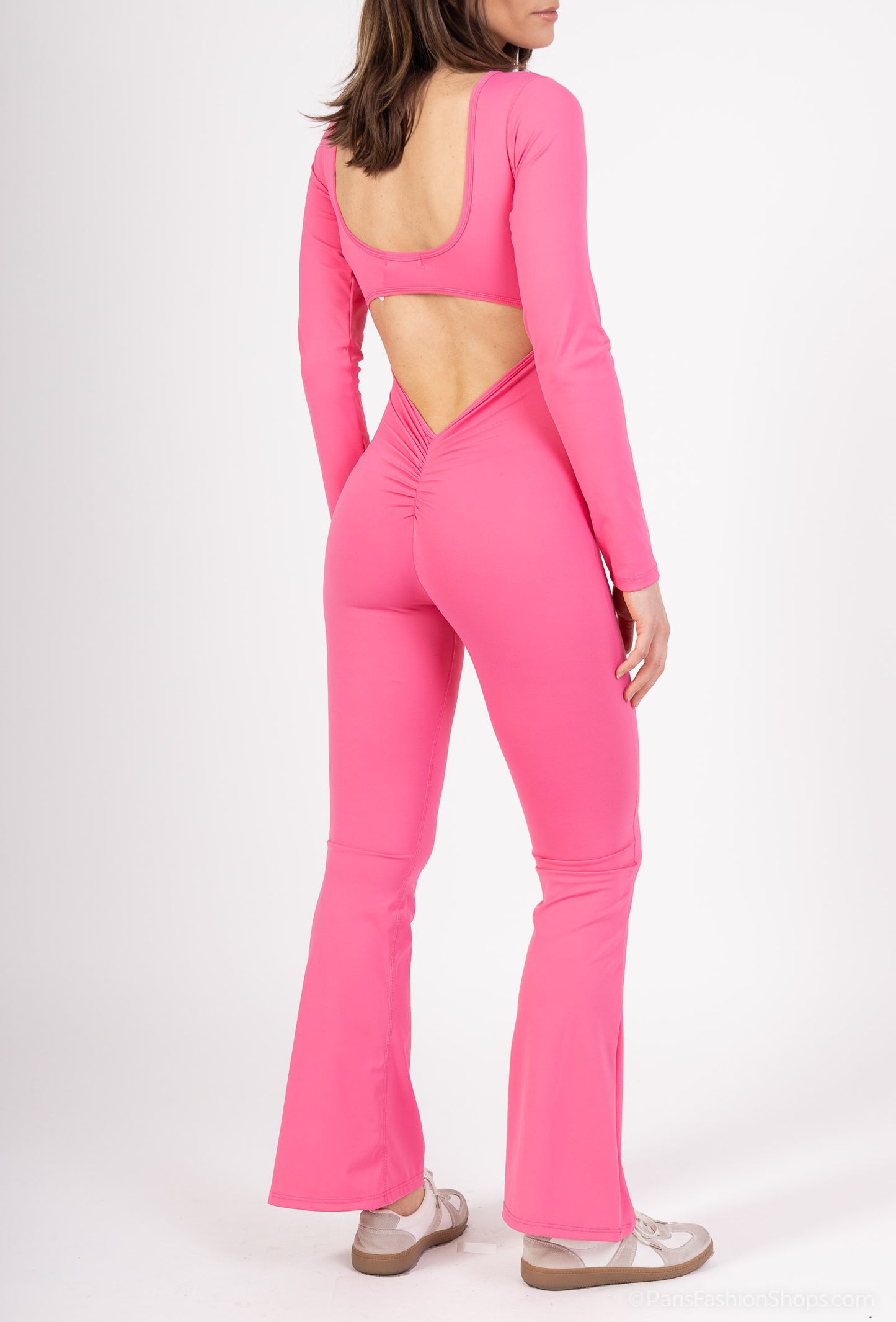 Backless slim fit jumpsuit