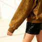 DENVER – Faux suede jacket with patch pockets