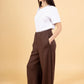 DENVER – High-waisted soft wide leg pants