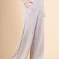 DENVER – High-waisted soft wide leg pants