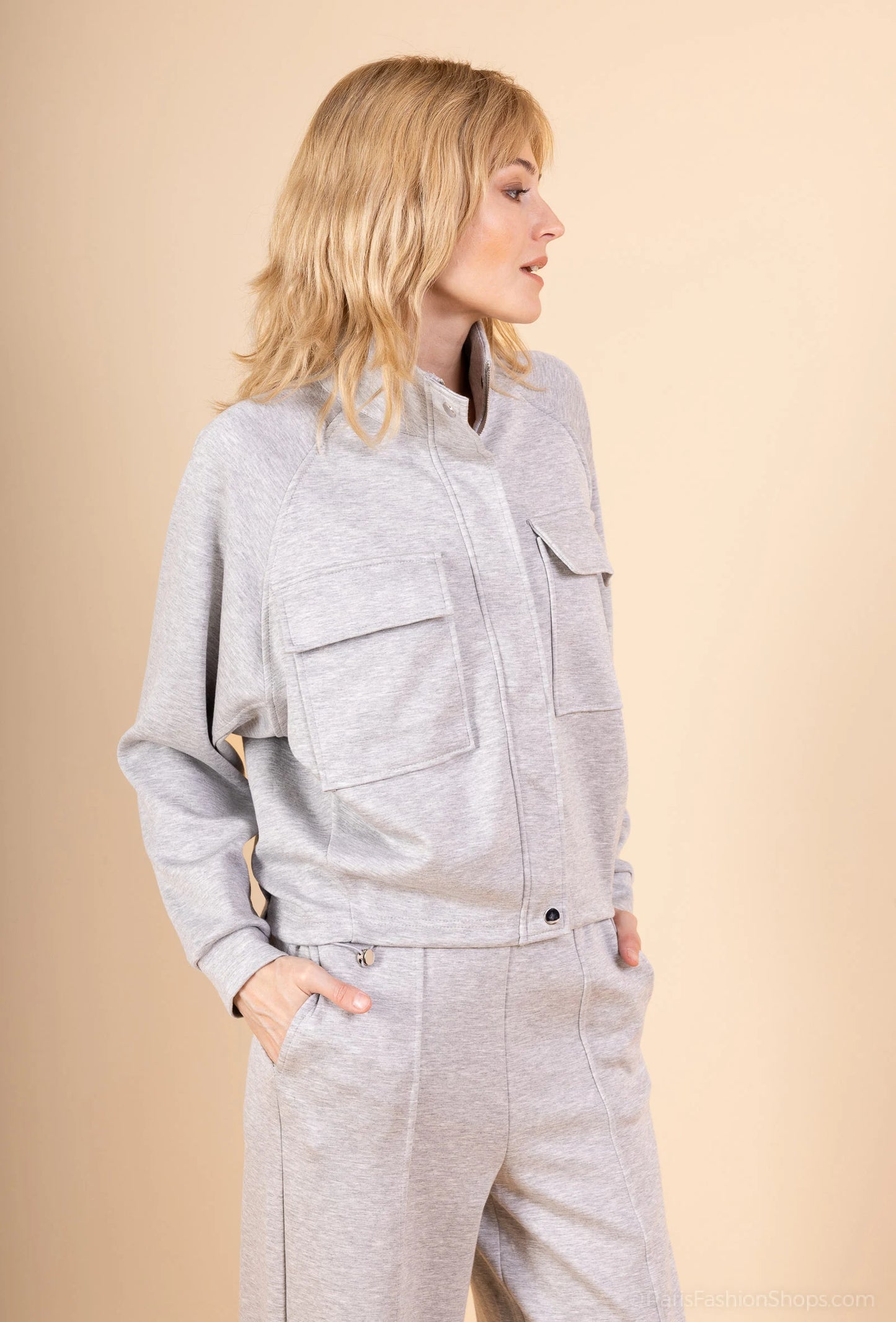 DENVER – Soft cargo jacket with patch pockets