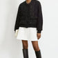 DENVER – Short textured knit jacket with sequins