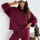 Relaxed set - Oversize sweatshirt and wide chic pants