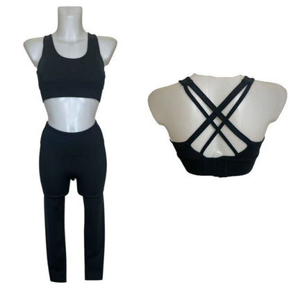 Yoga leggings and sports bra set