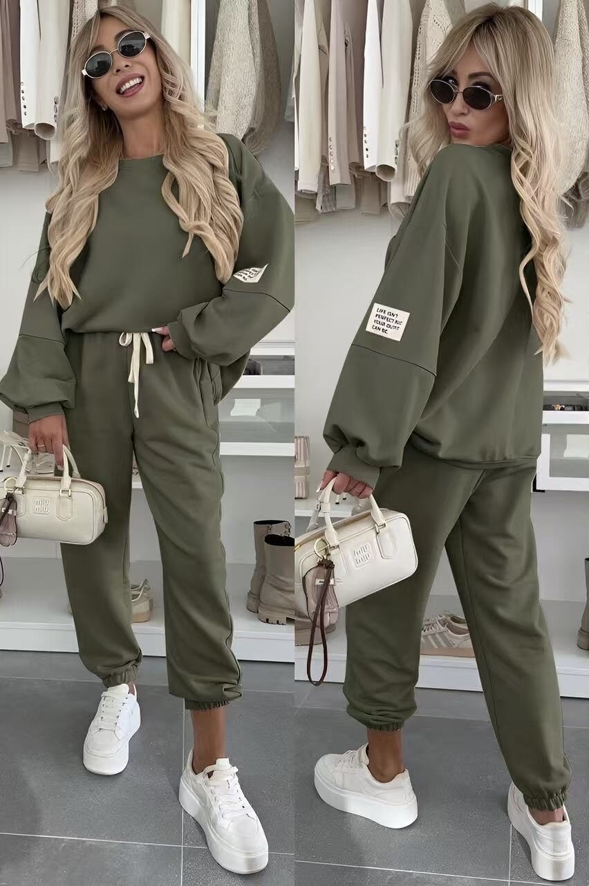 Oversize set "Life isn’t perfect but your outfit can be"