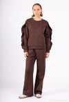 Cute Pearl Sweater Set