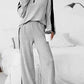 Trendy sweater set with black band